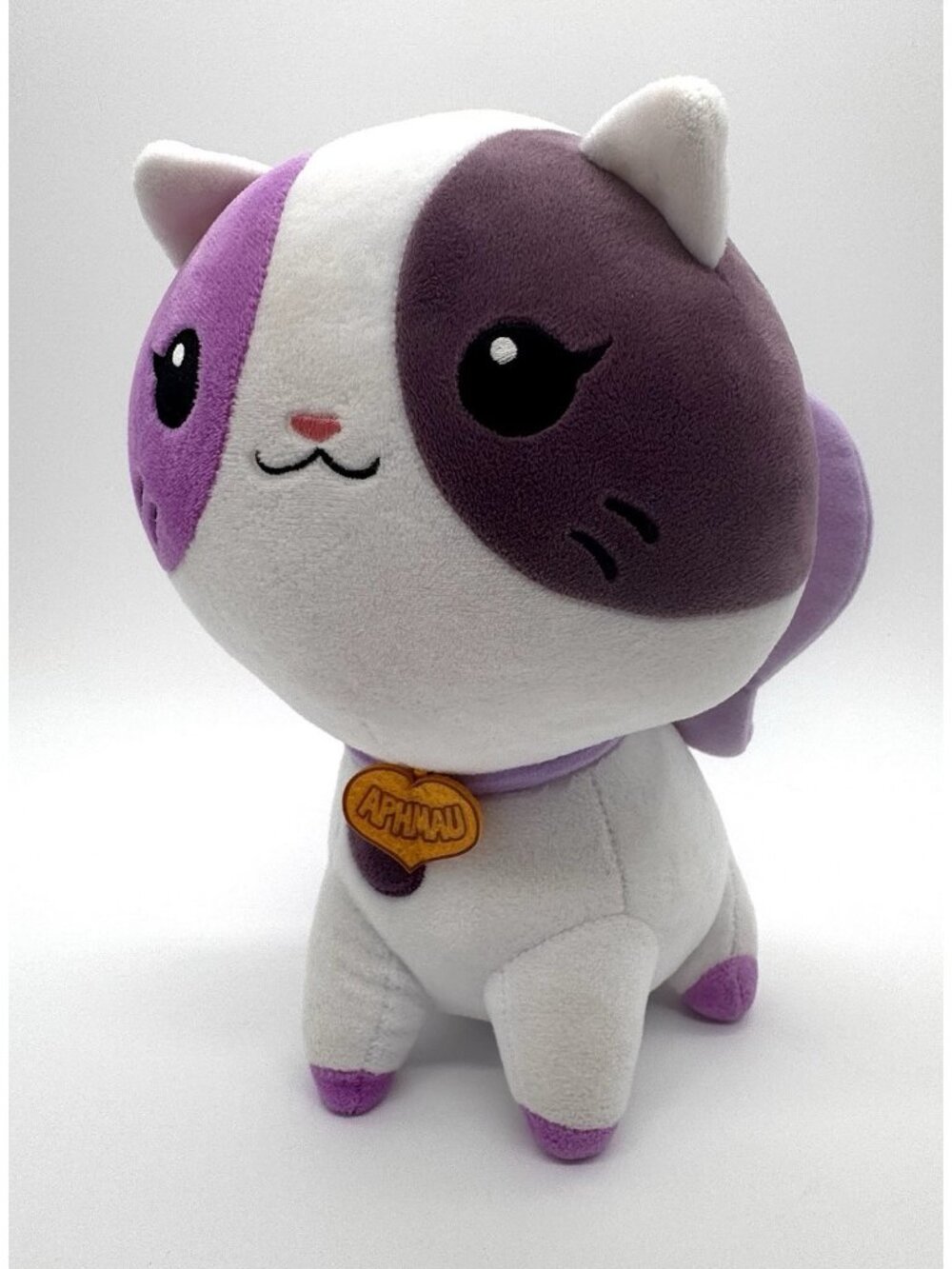 Aphmau Sprinkles Cat w Bow Tag 11-Inch Plush Toy Purple Claires Retired HTF RARE